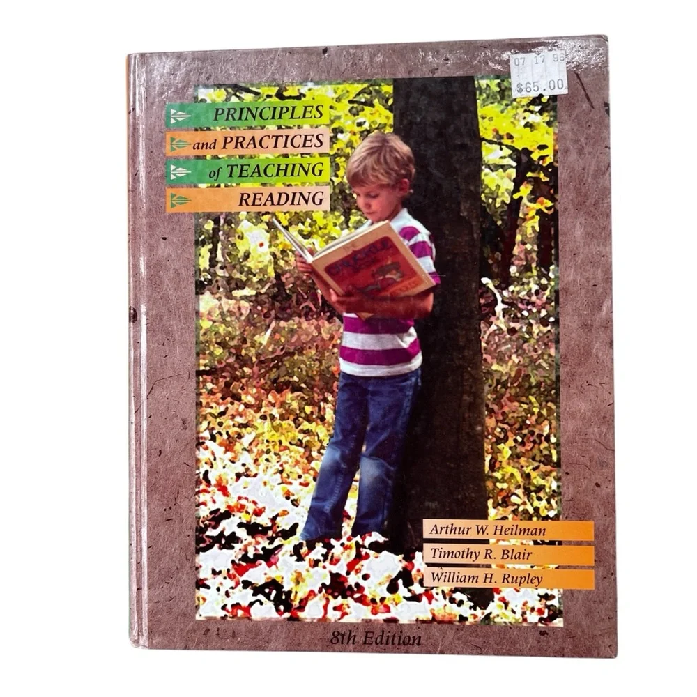 Principles and Practices of Teaching Reading textbook 8th edition 1994 Merrill